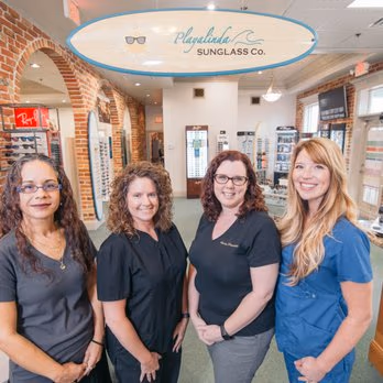 The team in the ground-floor optical shop at Aker Eye Downtown